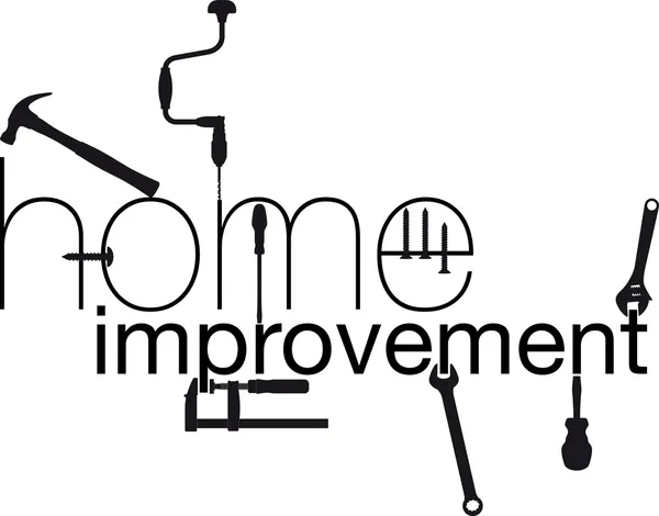 Home improvement. Vector illustration — Stock Vector
