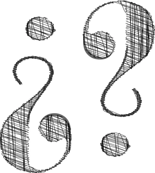 Ruční kreslení písmo. vektorové ilustrace — Stockový vektor