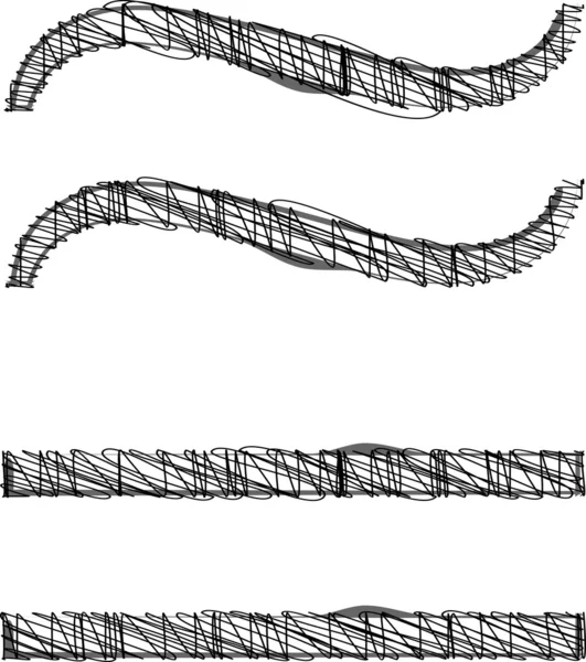 Disegna a mano il carattere. Illustrazione vettoriale — Vettoriale Stock