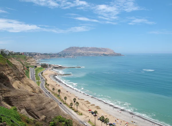 stock image Shot of the Green Coast beach, in Miraflores, Lima-Peru