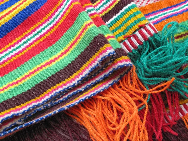 Вовняні тканини Перуанський ручної роботи — стокове фото
