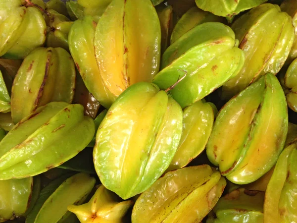 Carambola fruit background — Stock Photo, Image