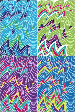 Abstract water waves background. Vector illustration clipart