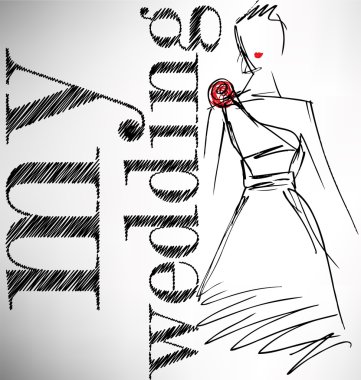 My wedding. vector illustration clipart