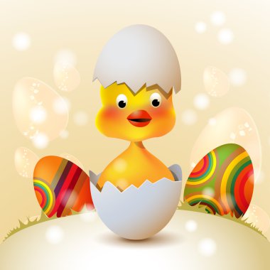 Easter card clipart