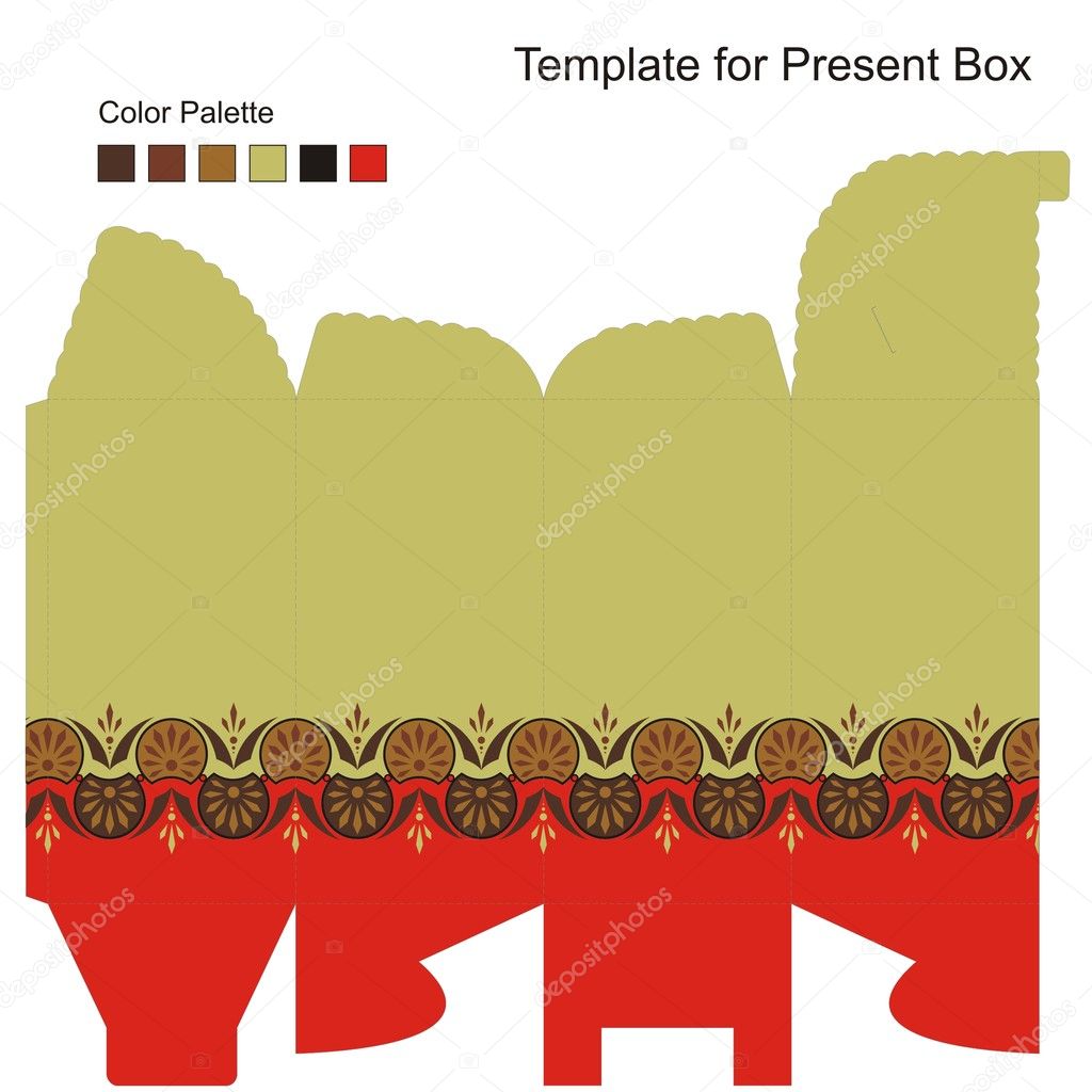 Template for Gift Box