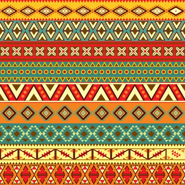 Ethnic strips motifs — Stock Vector