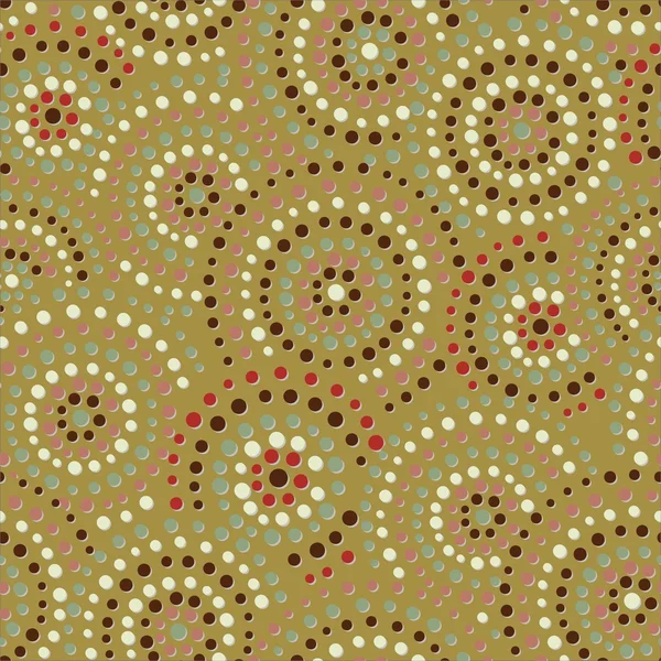 Farbenfrohe nahtlose Kreise Muster — Stockvektor