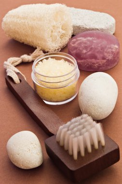 Body care items clipart