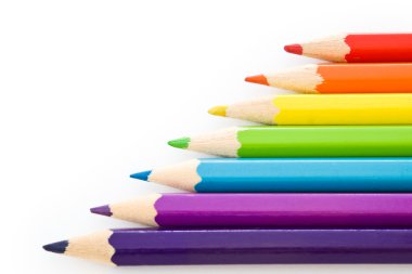 Colorful crayons clipart