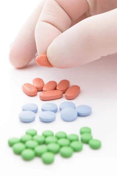 Tabletták kiválasztása — Stock Fotó