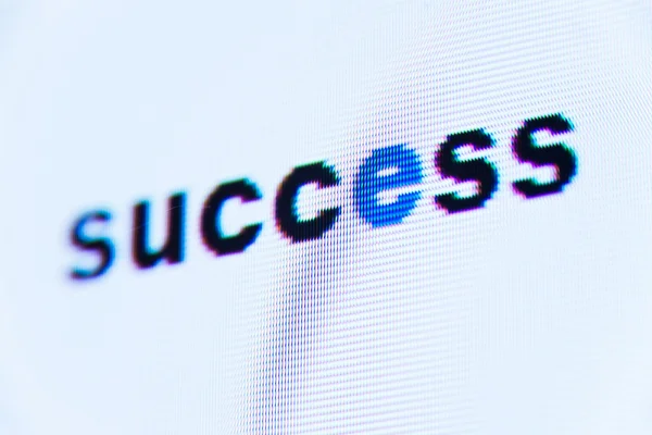 Woord succes — Stockfoto