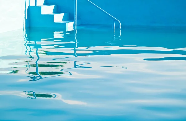 Zwembad reflectie — Stockfoto