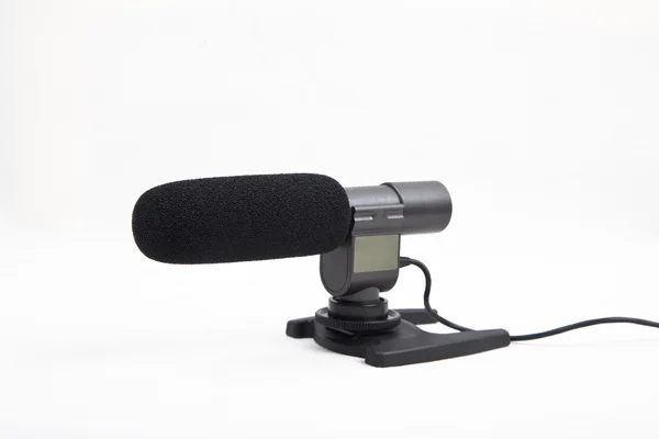 Microfone da câmera — Fotografia de Stock