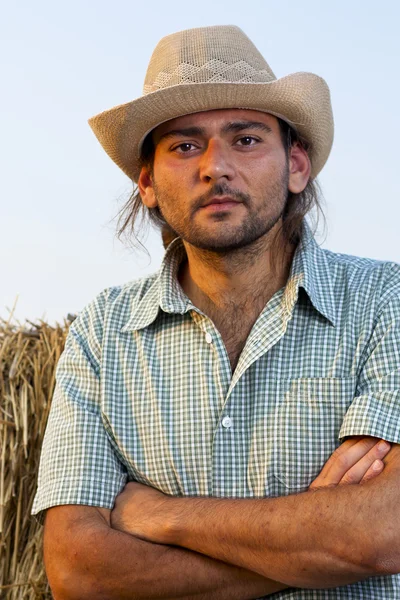 Farmer with Arms Folded — Stock Photo, Image