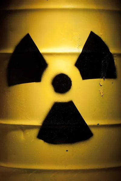 stock image Radioactive Barrel