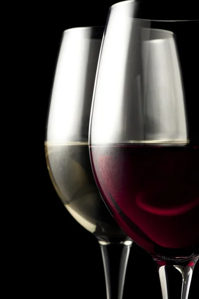 Red and White Wine — Stock Photo, Image
