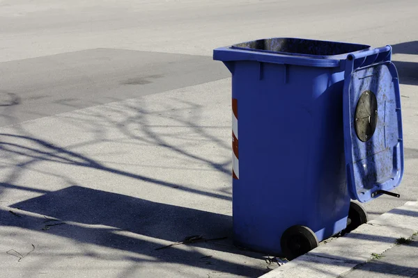 Stock image Blue Garbage Bin