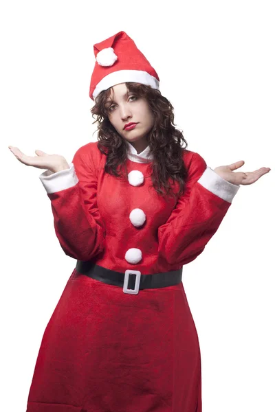 Sorry Santa Woman — Stock Photo, Image