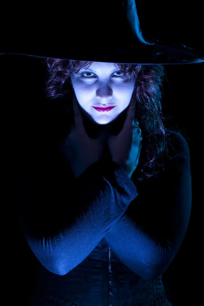 美丽的蓝色女巫 — 图库照片