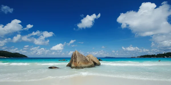 Spiaggia paradiso panorama — Foto Stock
