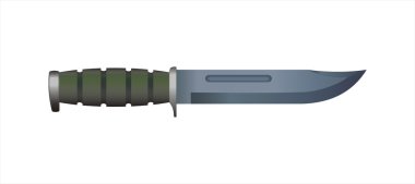 Combat knife clipart