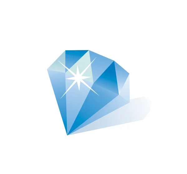 Diamond illustration — Stock Vector