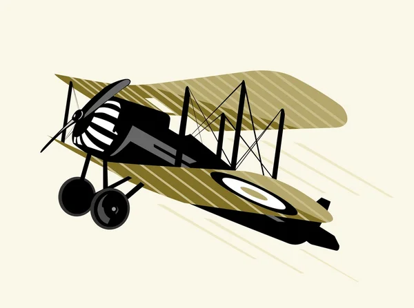 Παλιό αεροπλάνο — Διανυσματικό Αρχείο