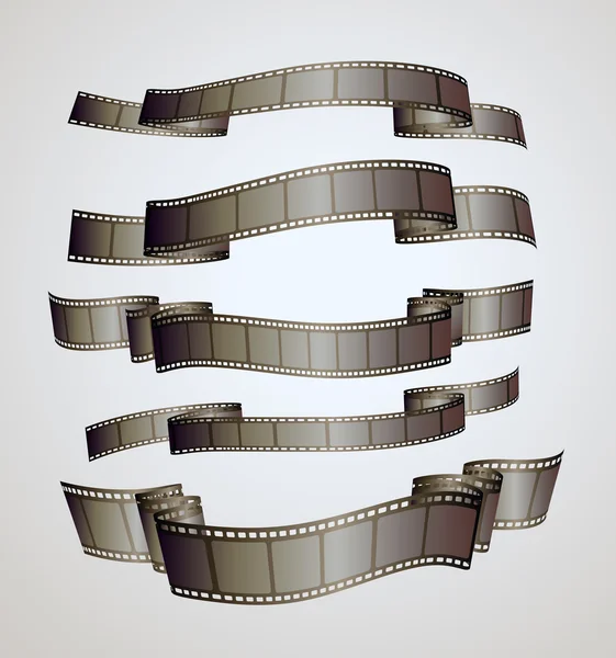 Filmový pás nápisy — Stockový vektor