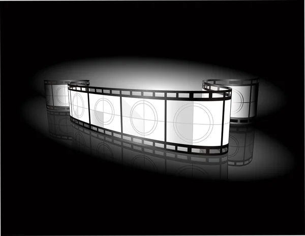 Banner de tira de película — Archivo Imágenes Vectoriales
