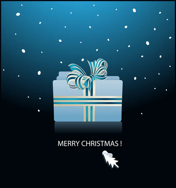 Christmas greeting card — Stock Vector