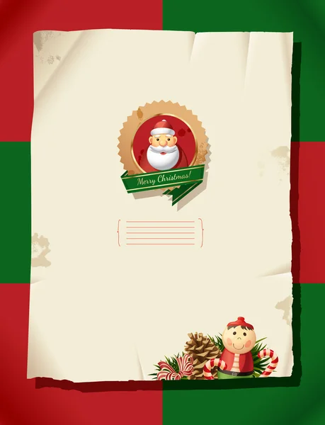 Різдвяний фон - папір — стоковий вектор