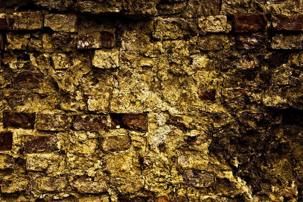 Fondo de la pared vieja amarilla . —  Fotos de Stock