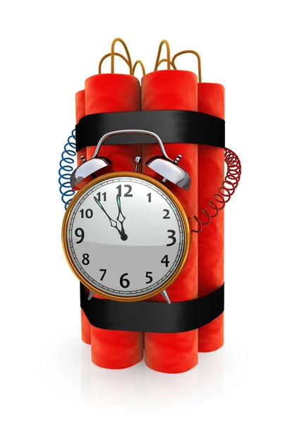 Bomb with timer — Stock Photo, Image