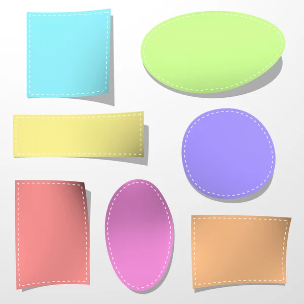 Pegatina de papel de color — Foto de Stock