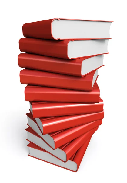 Montón de libros rojos —  Fotos de Stock