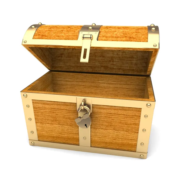 Wooden chest — Stock Photo, Image