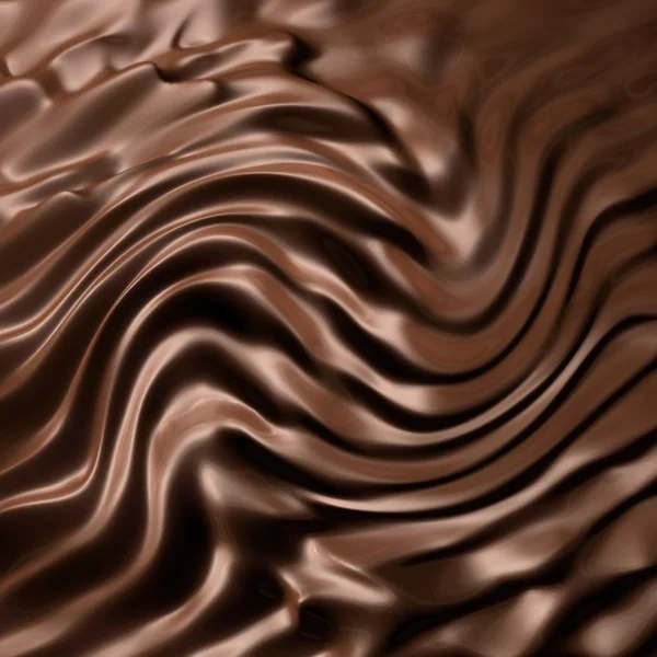 초콜릿 소용돌이 — 스톡 사진