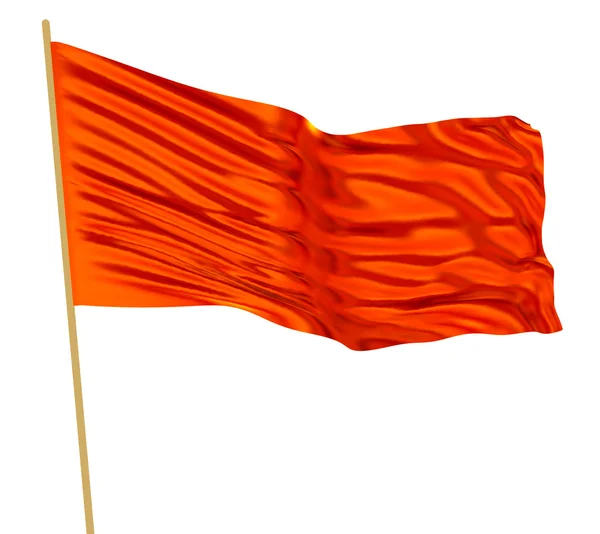 Vörös zászló — Stock Fotó