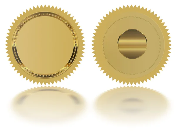 Gold seal — Stock Photo, Image