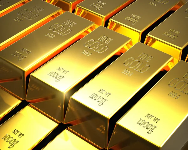 Gold brick — Stock Photo, Image