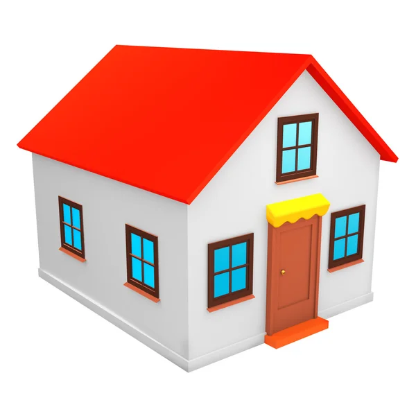 小房子的模型 — 图库照片