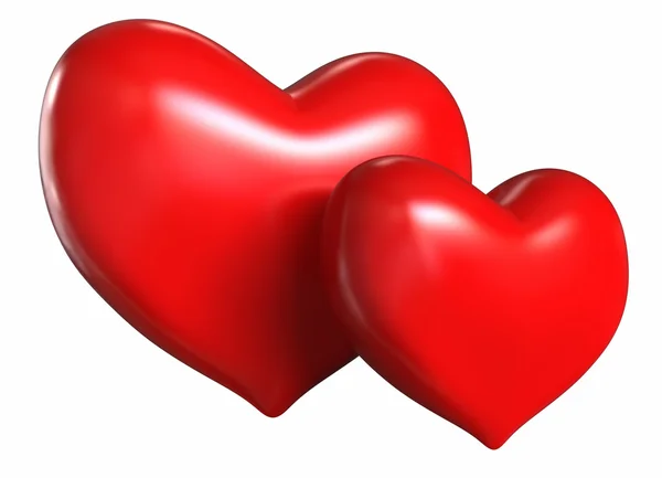 Two heart — Stock Photo, Image