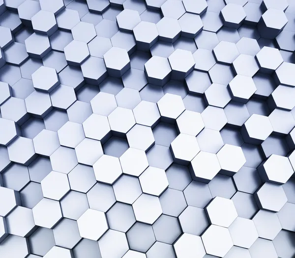 Fondo abstracto de cubos hexagonales — Foto de Stock