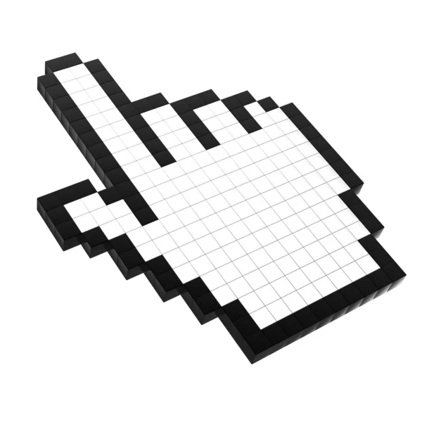 Hand shape cursor — Stock Photo, Image