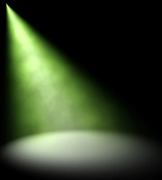 緑色のスポット ライト — ストック写真