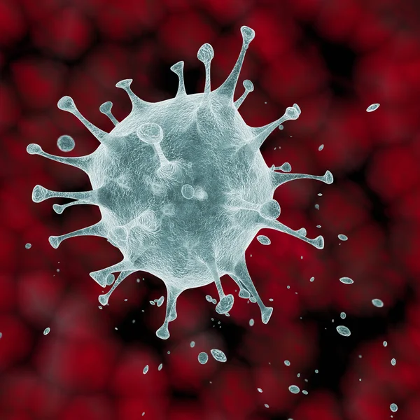 Вирусная клетка — стоковое фото