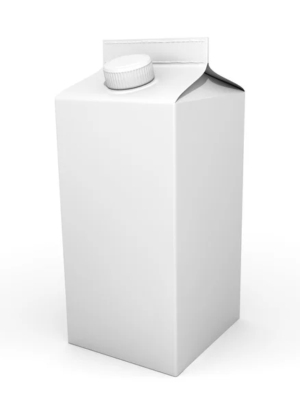 牛奶包装 — 图库照片