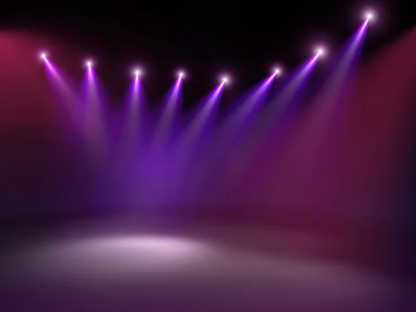 Konser spot ışıklar — Stok fotoğraf
