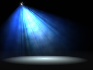 Stage light clipart